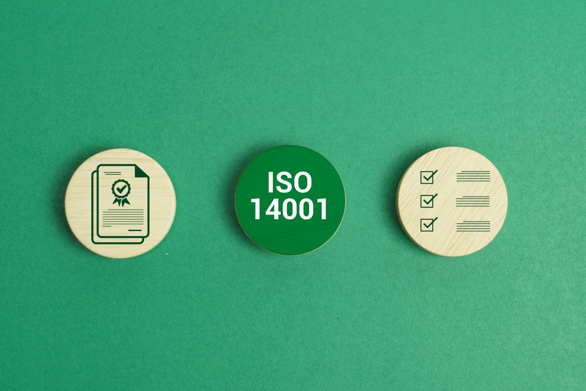 wooden block placement iso 14001, 14001 certified for environmental management systems (EMS). Identify, control and reduce the environmental impact of activities.
